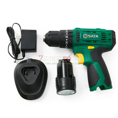 Máy khoan pin không chổi than 12V 2Ah Sata 05801