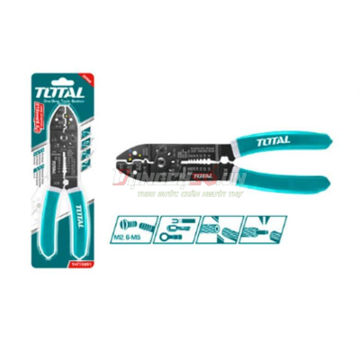 Kềm tuốt dây điện 8.5in Total THT15851