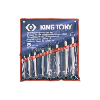 Bộ cờ lê vòng 8 chi tiết 6-23mm Kingtony 1708MR