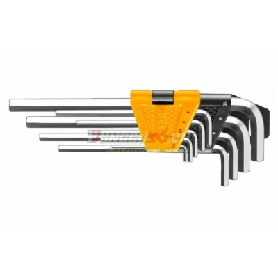 Bộ 9 Chìa Lục Giác 1.5-10mm INGCO HHK11091