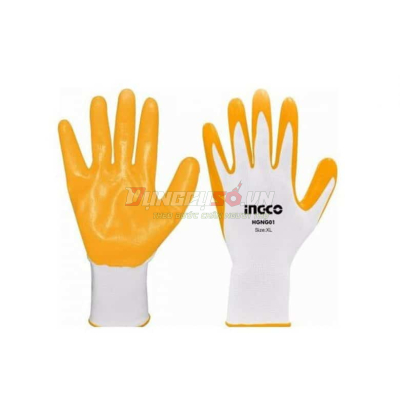 Găng tay phủ nitri size XL INGCO HGNG01