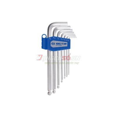 Bộ lục giác 7 chi tiết hệ inch Kingtony 20107SR