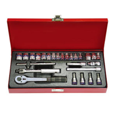 Bộ tuýp 1/4″ 26 chi tiết Kingtony 2526CR