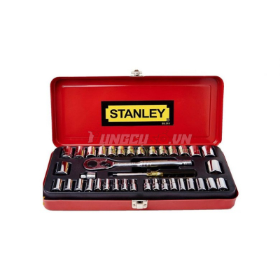 Bộ đầu tuýp 1/4″ – 3/8″ 37 chi tiết Stanley 89-518-1