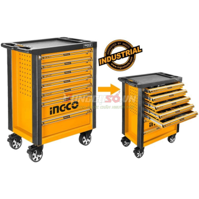 Tủ kéo 7 ngăn và 162 công cụ INGCO HTCS271621