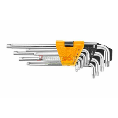 Bộ 9 Chìa Lục Giác Bông INGCO HHK13091