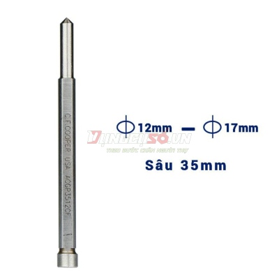 Cây ty định tâm cho mũi thép gió khoan sâu 35mm CFCooper ACGP3512CF