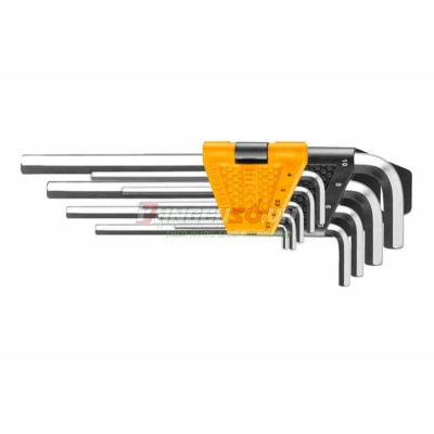 Bộ 9 Chìa Lục Giác 1.5-10mm INGCO HHK11092