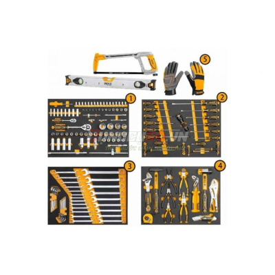 Tủ kéo 7 ngăn và 162 công cụ INGCO HTCS271621