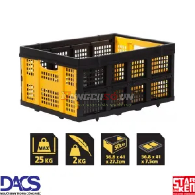Thùng đựng hàng bằng nhựa cao cấp Stanley FT505| Tải trọng 25kg