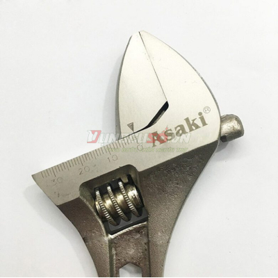 Mỏ lết hợp kim Ni-Fe chống trượt 6”/150mm Asaki AK-0400