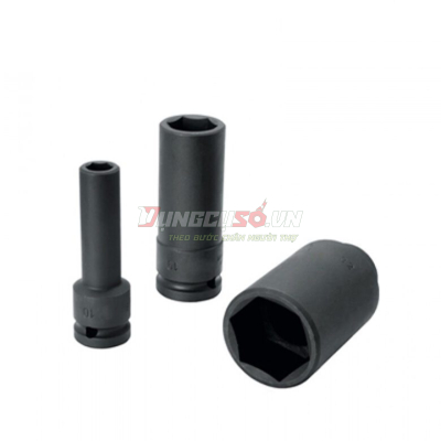 Đầu tuýp đen dài 1/2″ 6 cạnh 9mm Asaki AK-5525