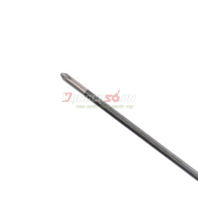 Tua vít thép cán cao su chấm bi 5 x 200mm (+) Asaki AK-6323