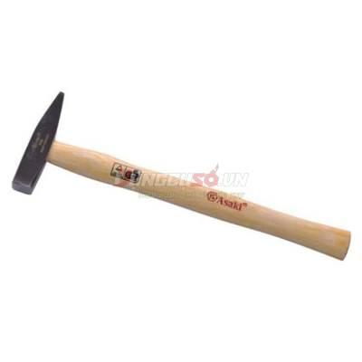 Búa đinh cán gỗ 1 đầu dẹp & 1 đầu vuông 200gr Asaki AK-9700