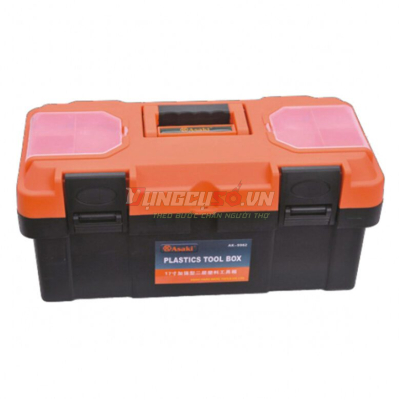 Thùng đồ nghề nhựa 36x17x18cm Asaki AK-9961