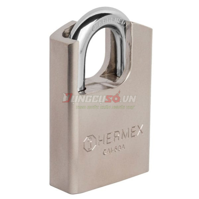 Ổ khoá bấm inox chống cắt 60mm Hermex CAI-60A