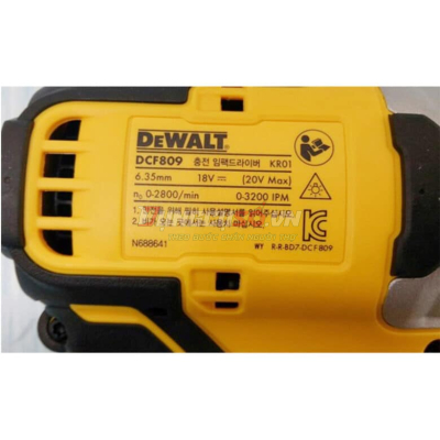 Máy vặn vít pin 20Vmax DeWALT DCF809M2