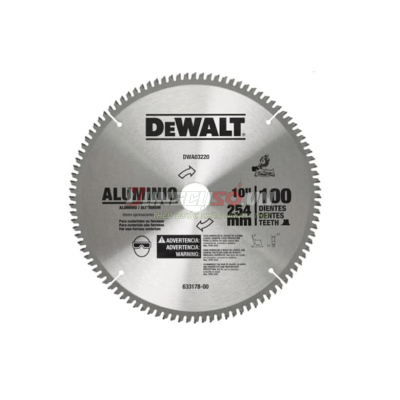 Lưỡi cắt nhôm 255mm 100T DeWALT DWA03220-B1