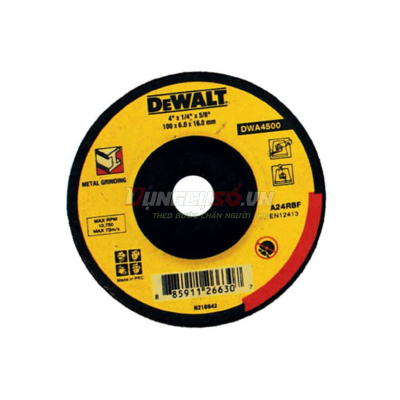 Đá mài kim loại 100x6x16mm T27 DeWALT DWA4500B1