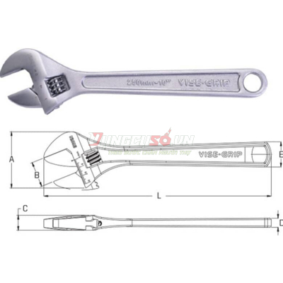 Mỏ lết 24″/600mm IRWIN T9098097