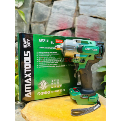 Máy siết bu lông dùng pin 21V Amaxtools ABL85012SM | Điện áp 21V