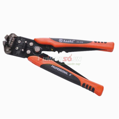 Kềm tuốt dây điện tự động đa năng cao cấp 8″/200mm Asaki AK-0339