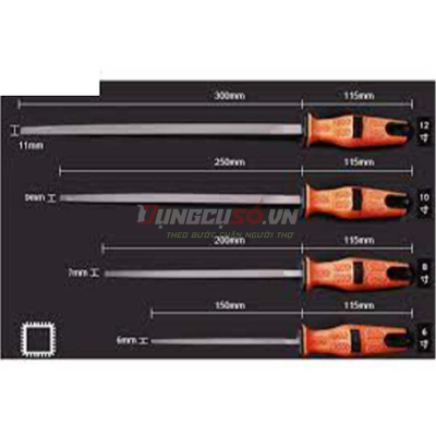 Giũa vuông 8”/200mm Asaki AK-3756