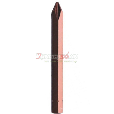 Mũi vít đóng (+)(thép hợp kim S2) #3 x 80mm Asaki AK-7188