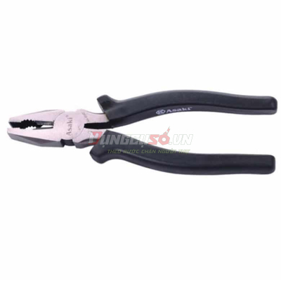 Kềm răng cán đen kiểu Mỹ 8”/200mm Asaki AK-8047