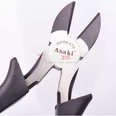 Kềm cắt cán đen kiểu Mỹ 8”/200mm Asaki AK-8053