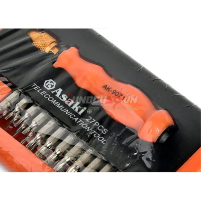 Bộ tua vít viễn thông 27 chi tiết Asaki AK-9071