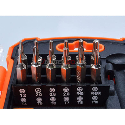 Bộ tua vít sửa điện thoại Iphone 17 chi tiết Asaki AK-9077