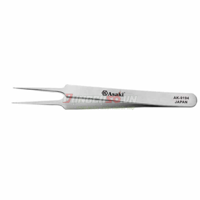 Nhíp inox gắp linh kiện mũi nhọn 120 x 9 x 2mm Asaki AK-9194
