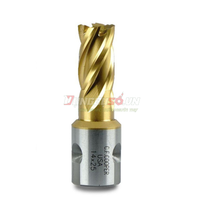 Mũi khoan từ thép gió HSS 14x25mm CFCooper MH25-14
