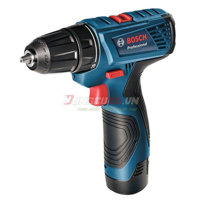 Máy khoan vặn vít pin 12V Bosch GSR 120-LI GEN II ( 01 Pin + Sạc 2 chấu + Phụ kiện ) - 06019G80K5