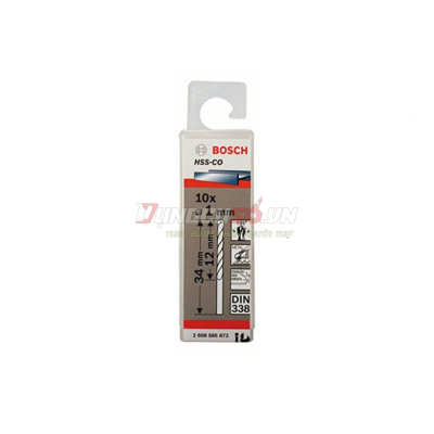 Mũi khoan INOX HSS-Co 1mm (hộp 10 mũi)