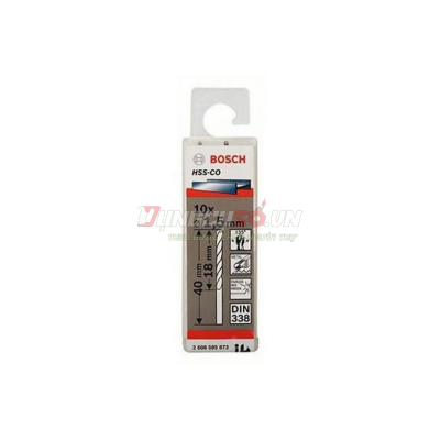 Mũi khoan INOX HSS-Co 1.5mm (hộp 10 mũi)