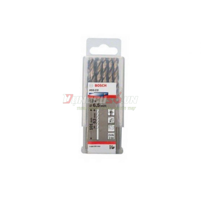 Mũi khoan INOX HSS-Co 6.5mm (hộp 10 mũi)