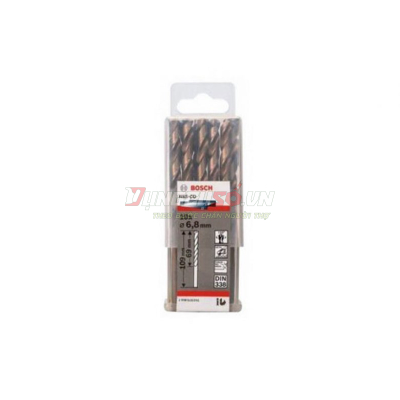 Mũi khoan INOX HSS-Co 6.8mm (hộp 10 mũi)