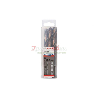 Mũi khoan INOX HSS-Co 11.5mm (hộp 5 mũi)