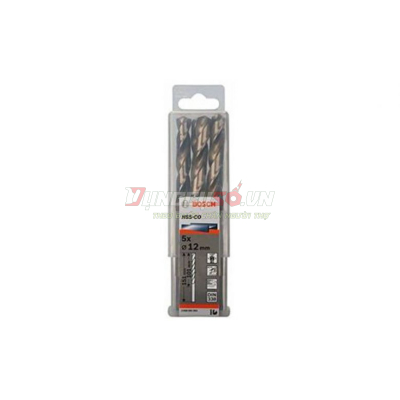 Mũi khoan INOX HSS-Co 12mm (hộp 5 mũi)