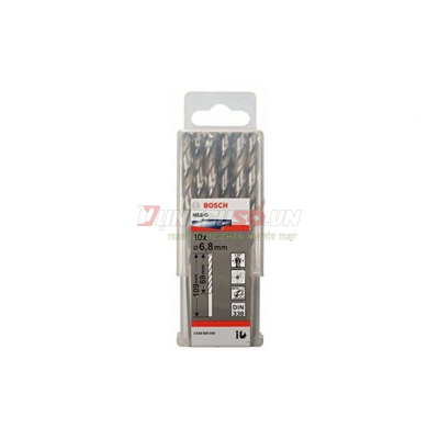 Mũi khoan sắt HSS-G 6.8mm (hộp 10 mũi)