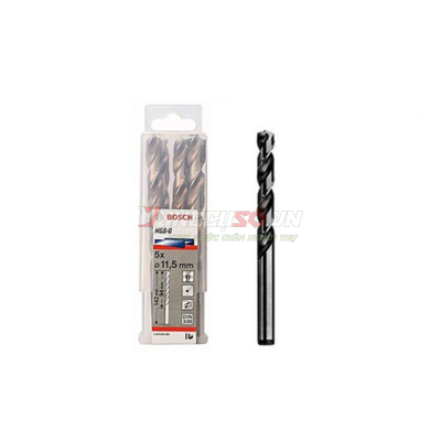Mũi khoan sắt HSS-G 11.5mm (hộp 5 mũi)