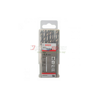 Mũi khoan sắt HSS-G 6.4mm (hộp 10 mũi)