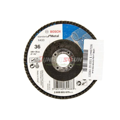 Đĩa nhám xếp Alox P36 Ø100mm