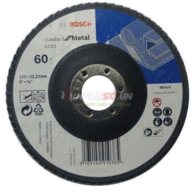 Đá nhám xếp P80 Ø100mm (linh hoạt)