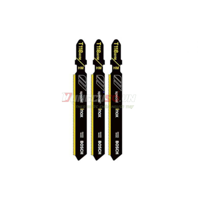 Bộ 3 lưỡi cưa lọng T 118 AHM Bosch 2608630663