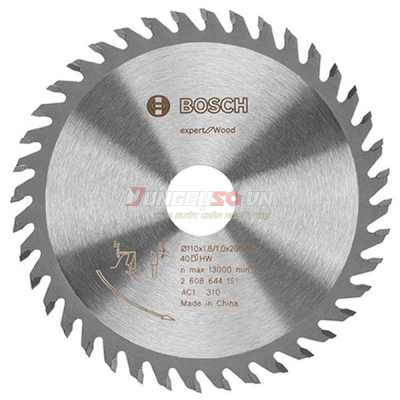 Lưỡi cưa gỗ 125x20mm T40 Bosch 2608644191