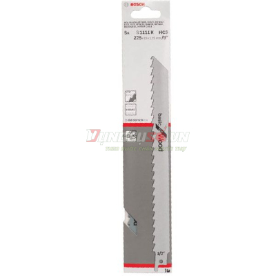 Lưỡi cưa kiếm S 1111 K – Gỗ 5 lưỡi Bosch 2608650678