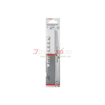 Lưỡi cưa kiếm S 2345 X - Gỗ (Bô 5 lưỡi)
[Phù hợp với gỗ xây dựng và ván MDF, ván dăm]